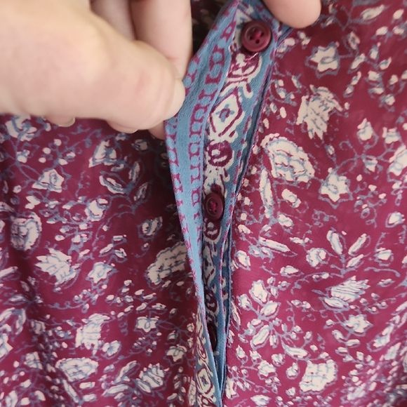 Lucky Brand Boho Floral Blouse - Picture 3 of 7